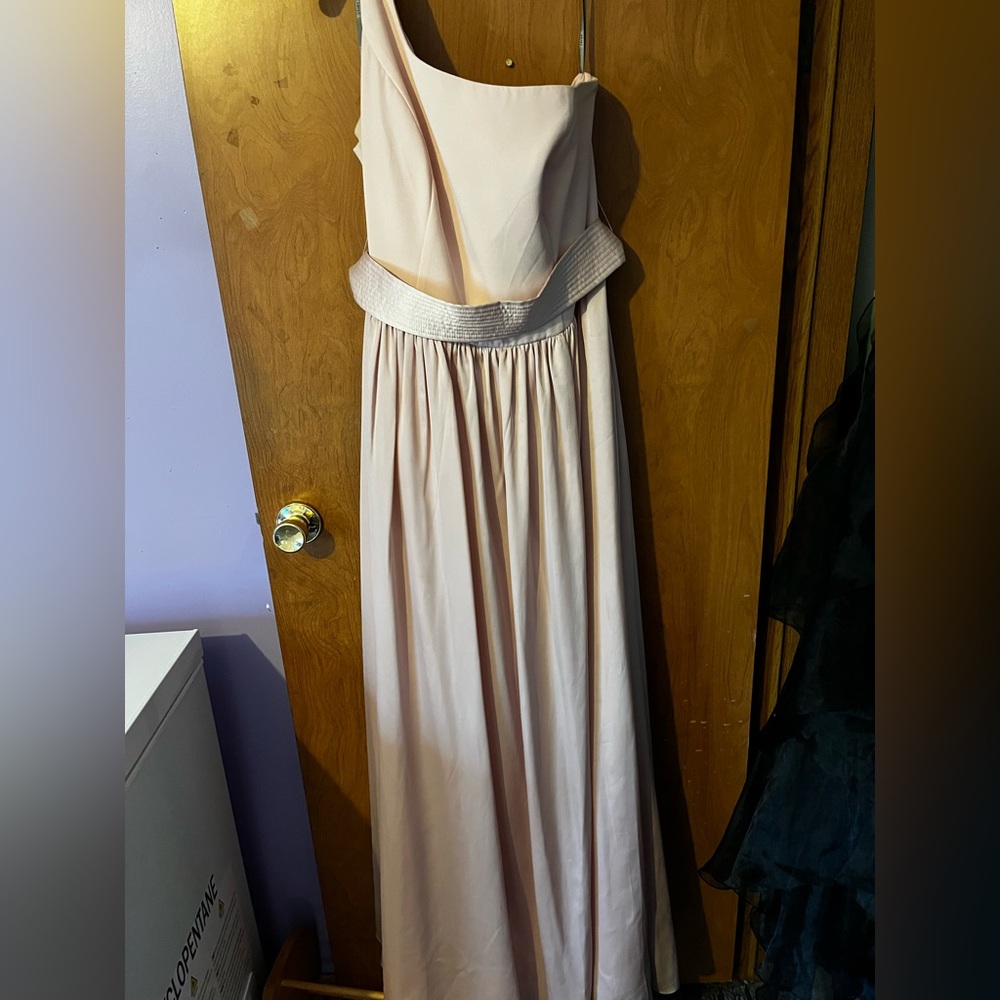 White by Vera Wang Strapless Blush Gown